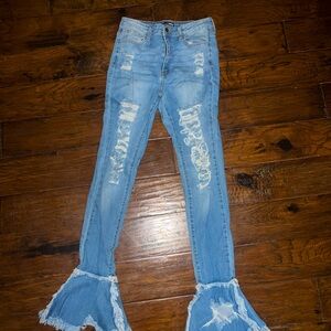 Fashion nova flare jeans